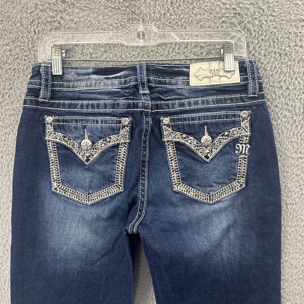 Y2K Miss Me Low Rise Bootcut Jeans Western Rodeo Festival Cowgirl Women 29 x‎ 33